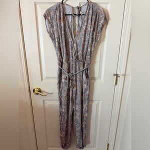 Free People XS Patterned Jumpsuit